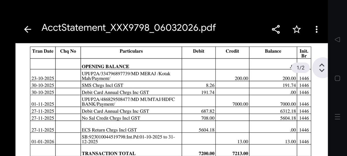 MdA75354's tweet photo. I was not able to pay EMI on time for 2 months, but 6 March I cleared my EMI then why bank add again charges 15,910 in my account, this is not the first time bank has deducted money multiple times before. I earn money for my family not for bank.
@AxisBank 
@AxisBankSupport 
@RBI https://t.co/uAWPEAHxNI