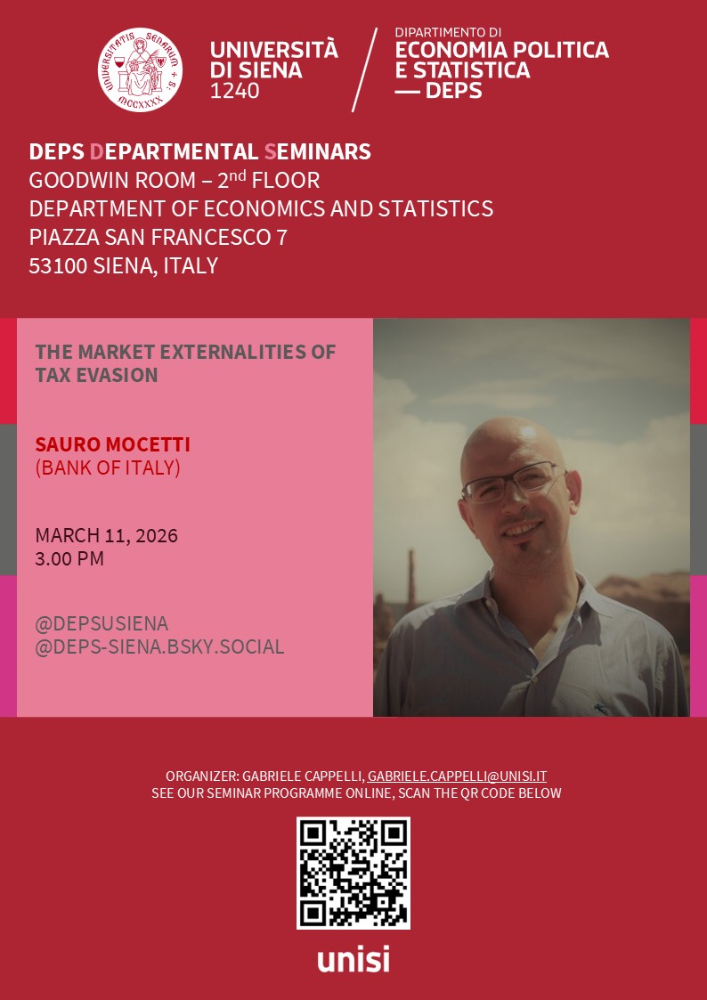 DEPS Siena - Economics & Statistics tweet media