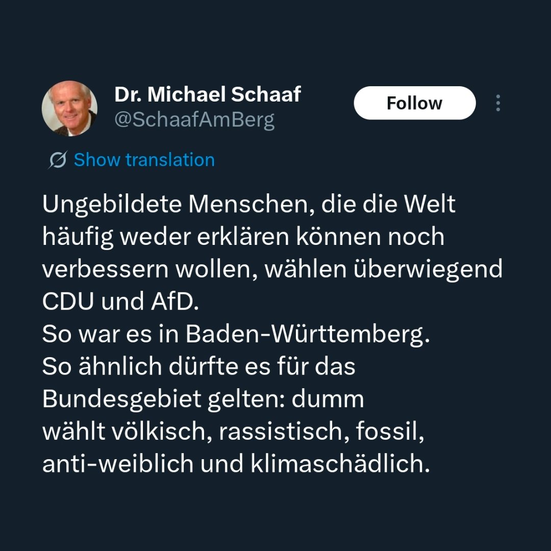 Wählerbeschimpfung lohnt sich immer. Vor allem für die SPD. 💅