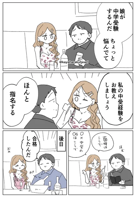 【キャバクラ体験談】中受 