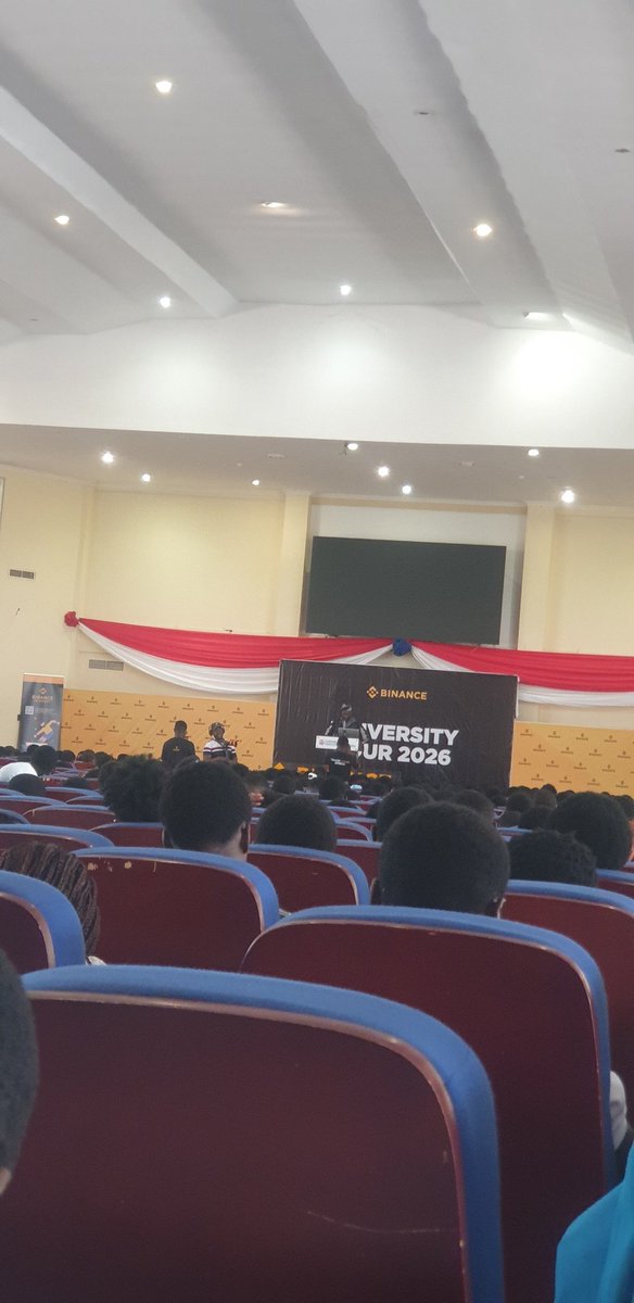 Harry_Nice20's tweet photo. 🚀📚 The future of finance has landed on campus NOW!
The Binance University Tour 2026 is happening at University of Education,Winneba (UEW)!
From blockchain basics to real world crypto innovation,this is where ideas spark and futures are built.✨ #BinanceUniversity #binanceafrica https://t.co/MLCwTkkxyP