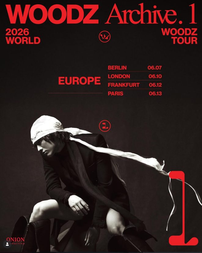 2026 WOODZ WORLD TOUR＇Archive. 1

Tickets on sale Wed 18 Mar, 12PM local time.
Official ticket Link: onionproduction.com/woodz

Berlin ➫ Columbiahalle
London ➫ Troxy
Frankfurt ➫ Zoom
Paris ➫ Salle Pleyel

#WOODZ #우즈
#Archive1 #Archive1_in_Europe