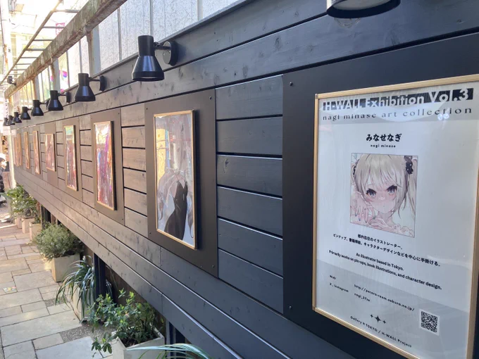 【お知らせ】 原宿竹下通りにあるGALLERY H TOKYO様のパブリックアートスペースH-WALLにて作品を展示させて頂くことになりました!本日夕方より展示頂いております。近くにお立ち寄りの際は是非見ていただけたら嬉しいです〜!! スケジュール詳細と場所は下記から▼