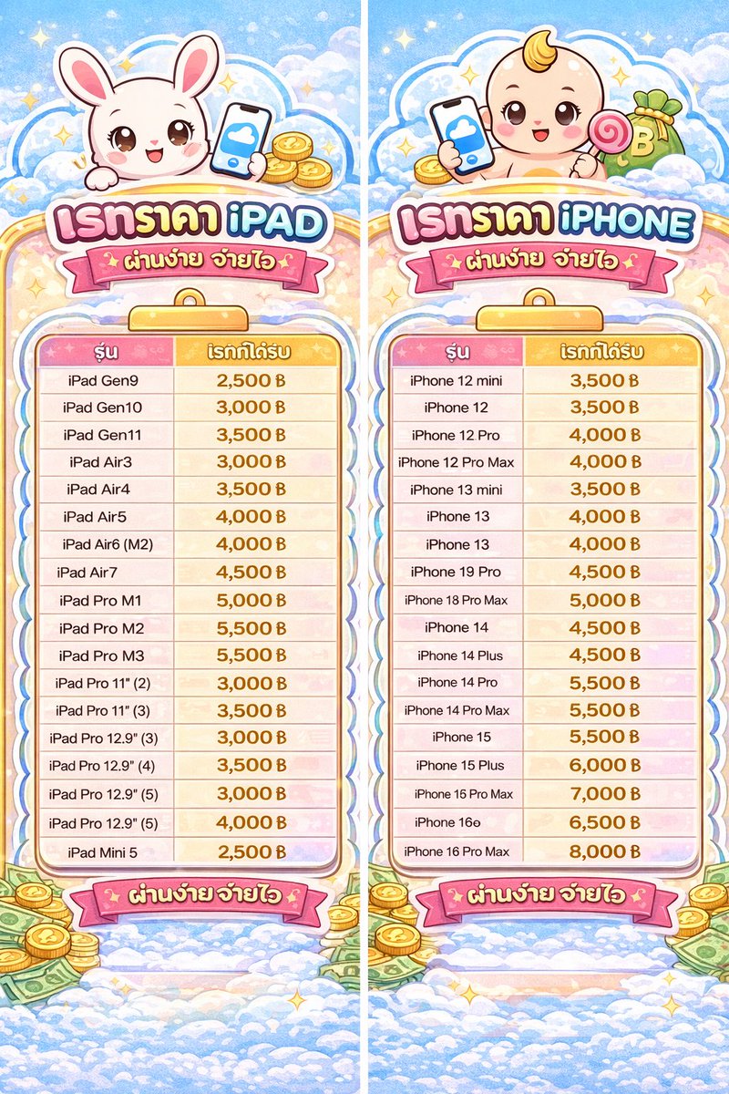 alwaysluvyeri's tweet photo. ⭐️เรทไอโฟน ไอแพด
อนุมัติง่าย ตอบไว ✅
มีทั้งราย 15 วันและ 30 วัน

https://t.co/pUSPGLLtpc

#กู้เงิน #กู้เงินนักศึกษา #ปล่อยกู้รายเดือน #จำนำไอคลาว #รีไฟแนนซ์ #ฝากไอคลาว https://t.co/h1ymy0RVNS