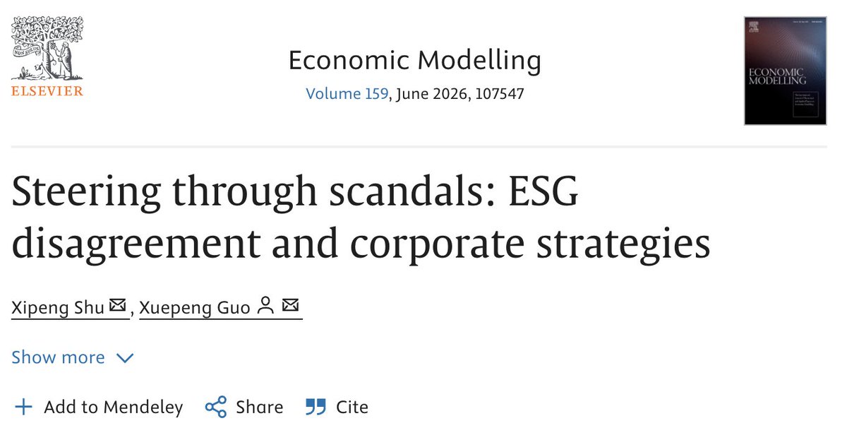 Economic Modelling tweet media
