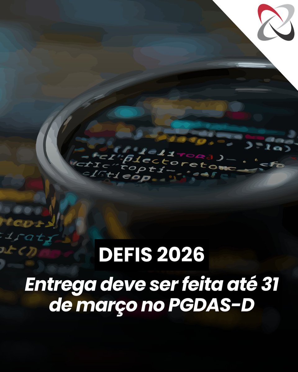 Empresas do Simples Nacional devem entregar a Defis até 31 de março de 2026, às 23h59, pelo Portal do Simples Nacional. A declaração informa dados econômicos e fiscais do ano anterior.

Saiba mais: metropolecontabilidade.com.br/empresas-do-si…