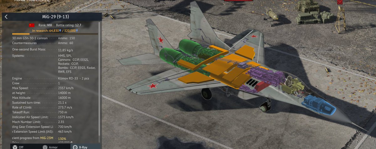 cicada_WT's tweet photo. MiG-29シリーズのDMが詳細化。これまでもいくつかの機体で追加されてるけどAPUはなんのためにDM化してるんだろうか…？未だに損傷時のペナルティについては特に何もない。
#WarThunder #Devserver https://t.co/GgQu1KULAi