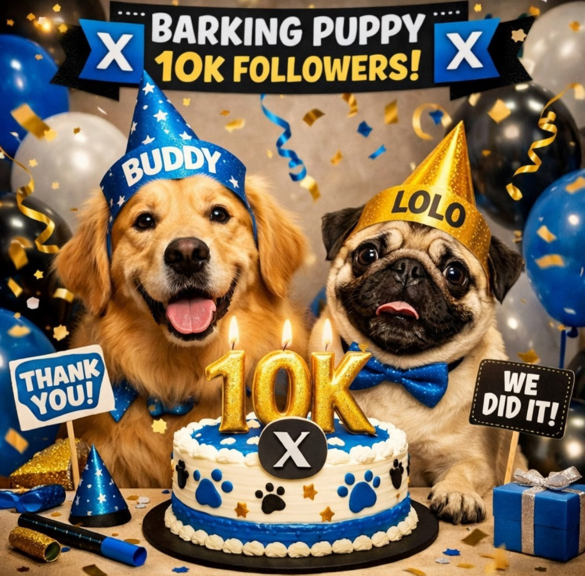 Congratulations. 

Next 100K

<a href="/BarkingPuppy8/">TheRealBarkingPuppy</a>