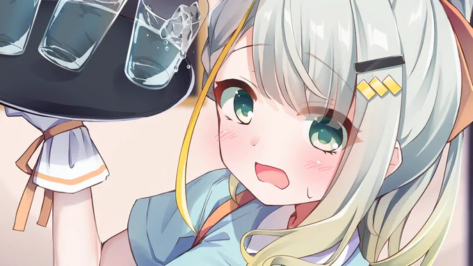 こちら参加させていただきました!! ウェイトレスつのせです!......ちゃんと仕事で来てそう??