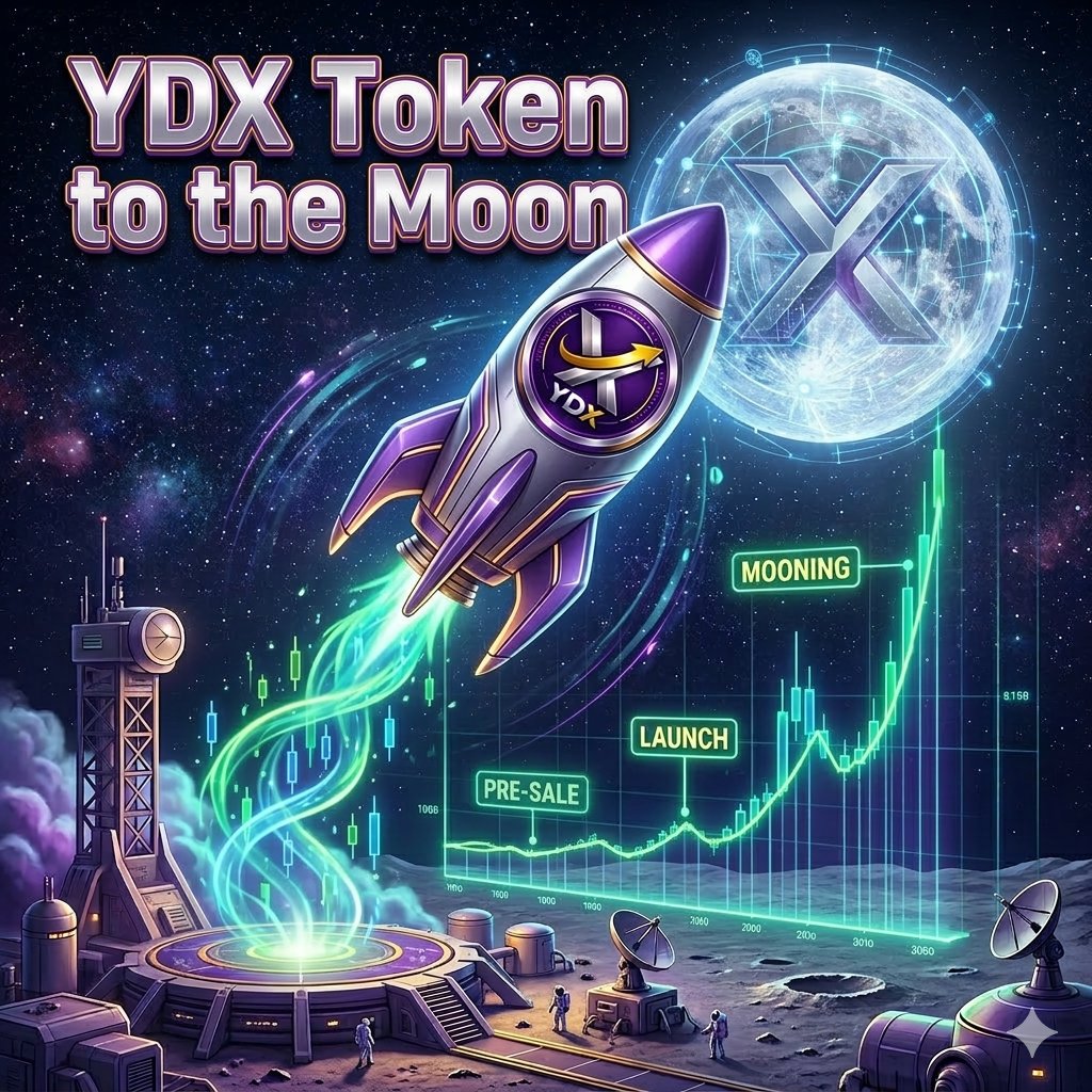 YDXToken's tweet photo. 🚀 YDX Token to the Moon! 🌕

Momentum is building and the mission has begun.
With a strong roadmap, an active community, and continuous development, YDX is ready for liftoff. 📈
💜 Built for the future
📊 Growing ecosystem
🌍 Community powered

The rocket is launching soon — are you on board? 🚀
#YDXToken #YieldexWorld