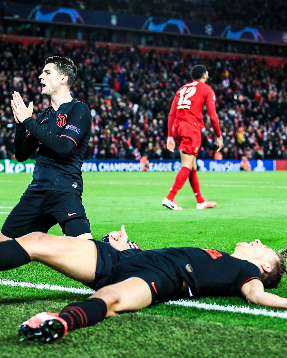 Six years later, Marcos Llorente's slide at Anfield is still iconic 🛝