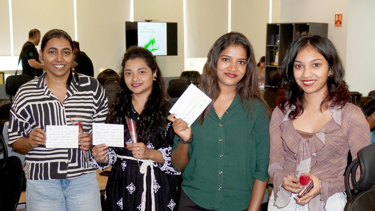 bolt_earth's tweet photo. This #WomensDay at @Bolt_Earth, appreciation came with a personal touch. πΉ
Our managers wrote handwritten notes for the amazing women on their teams - paired with a rose and heartfelt words.
#BoltEarth #EVCharging #LifeAtBoltEarth #WomensDay2026 #WorkCulture https://t.co/h87XZ7WaA7
