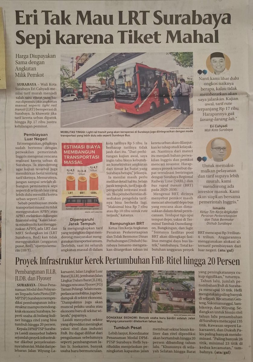 Sudah buka puasa kan ya? 
Sudah siap ngomong jancok jaran tuwaeeek berulang-ulang? 
Kalo sudah selamat membaca dan selamat marah-marah ☺

Tiket mahal? Tiket SBmu lho lebih mahal dari tiket Transjakarta. Sopo sakjane sing mbok belani iku Ri? 

Oh iya kedua artikel dalam foto ini