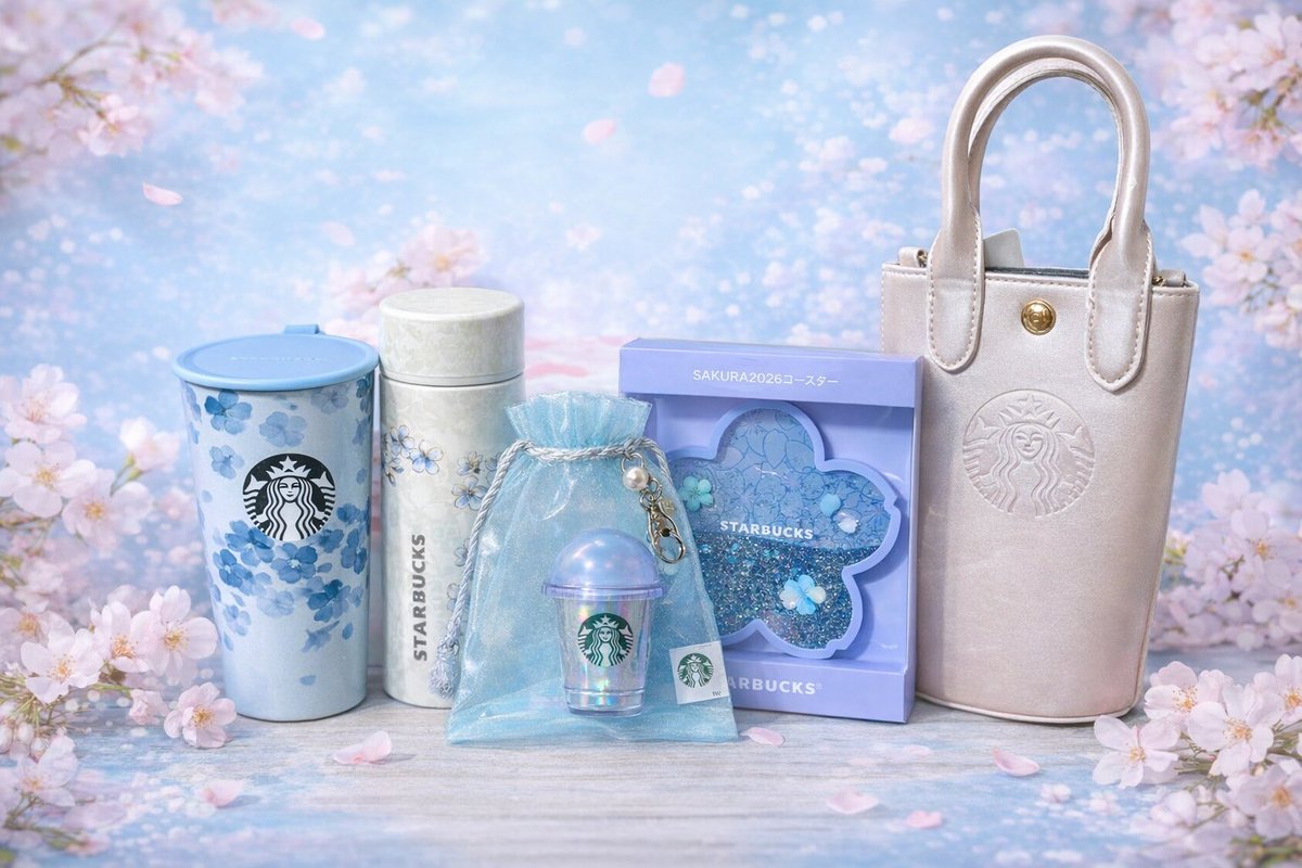 maaaaaaa73_'s tweet image. スタバのSAKURA第二弾が届いた📦
ブルーを基調としてて可愛い🩵🌸🥹
#starbacks
#スタバ