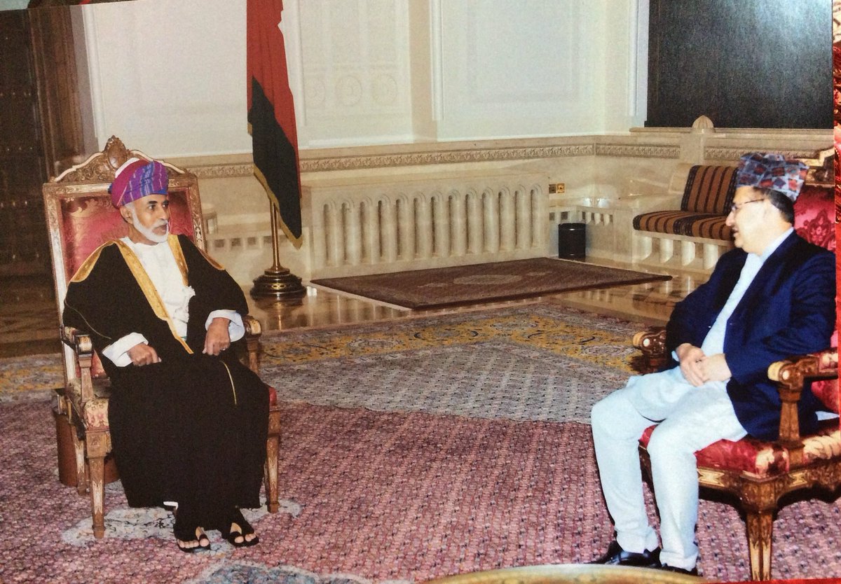 kalpanarij's tweet photo. Udaya Ji with King of Oman https://t.co/hfMlEUqOlC