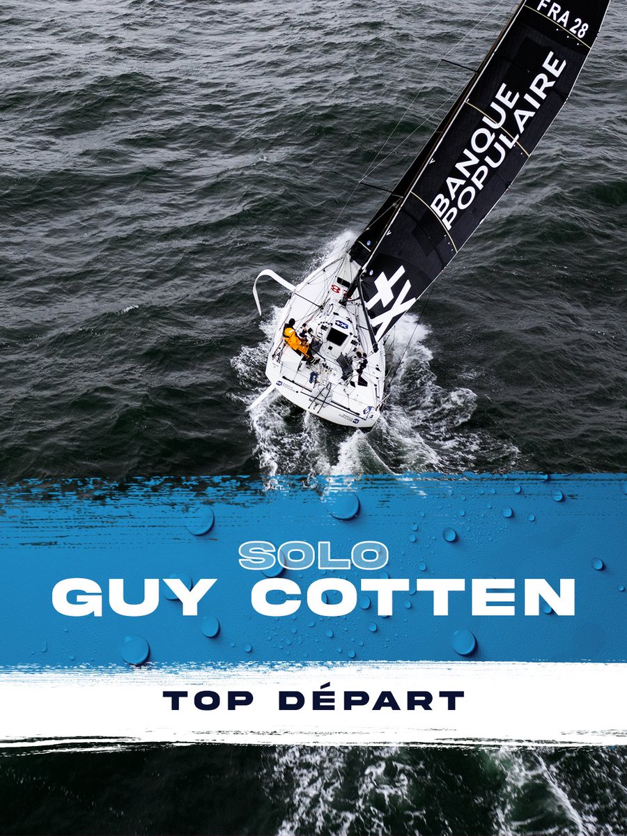 VoileBanquePop's tweet image. 💥 Top départ au large de Concarneau
 
Loïs Berrehar vient de s’élancer à bord du Figaro Banque Populaire sur le grand parcours au large de la @SoloGuyCotten👊
 
 🗺️ Suivez sa course : bit.ly/4unOyRd 
 
 #PassionVoile
