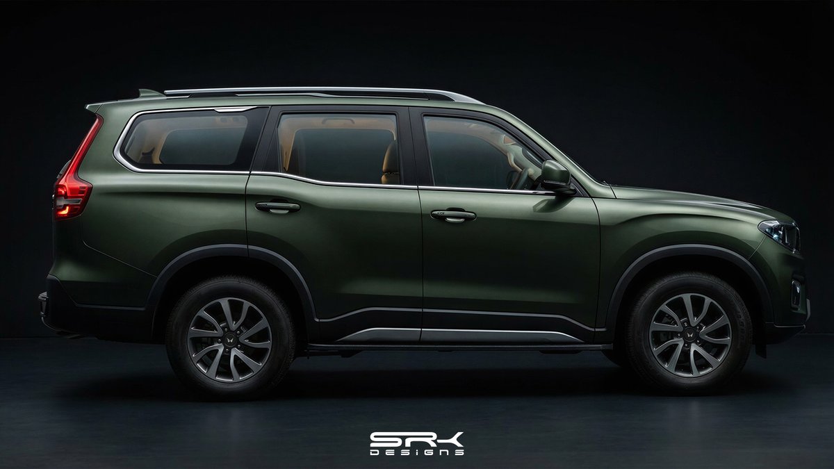 srkdesignsin's tweet photo. The Scorpio N we’ve all been waiting for 🔥  Reimagined the Mahindra Scorpio N with an extended rear overhang for real luggage space, a massive panoramic sunroof, and roof-mounted AC vents to keep everyone cool. No compromises. No “adjust kar lo.” https://t.co/JFrfxYxb1A