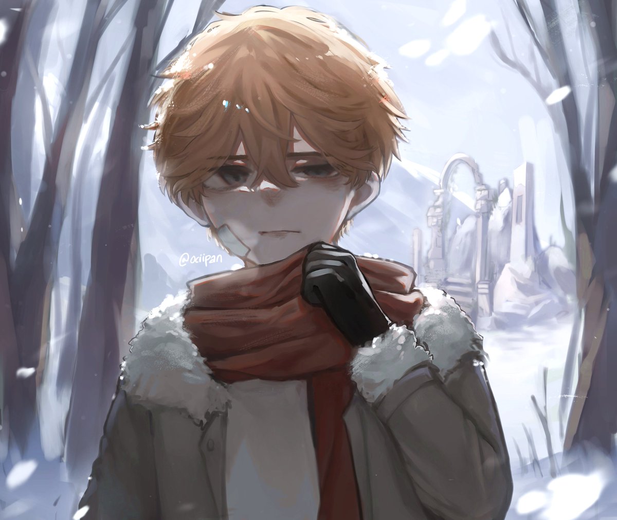 pan_Panda10's tweet photo. young Ajax 
#genshinimpact #fanart https://t.co/71RFG4x8LP