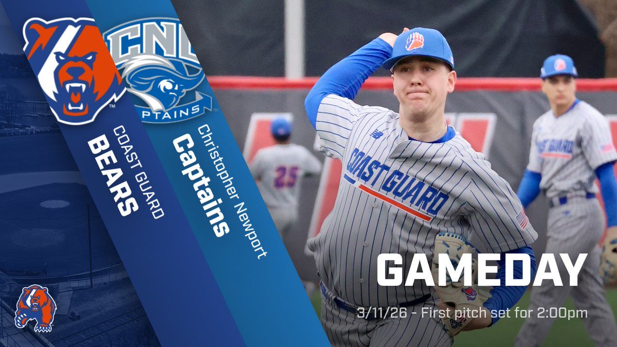 CGA_Baseball's tweet image. Bears looking to finish off the spring trip strong at #22 CNU..first pitch at 2pm #GoBears
