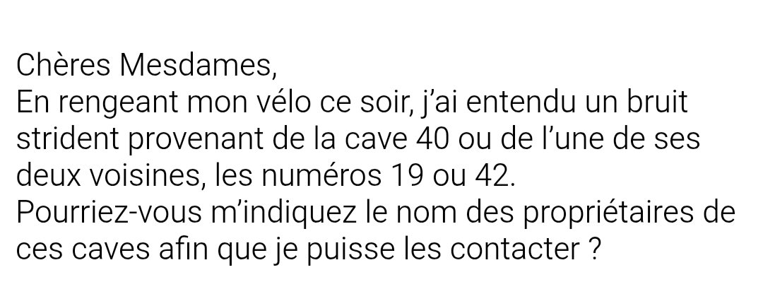La copropriété de ma mère, c'est un truc de fou
Tu dois justifier tous tes faits et gestes