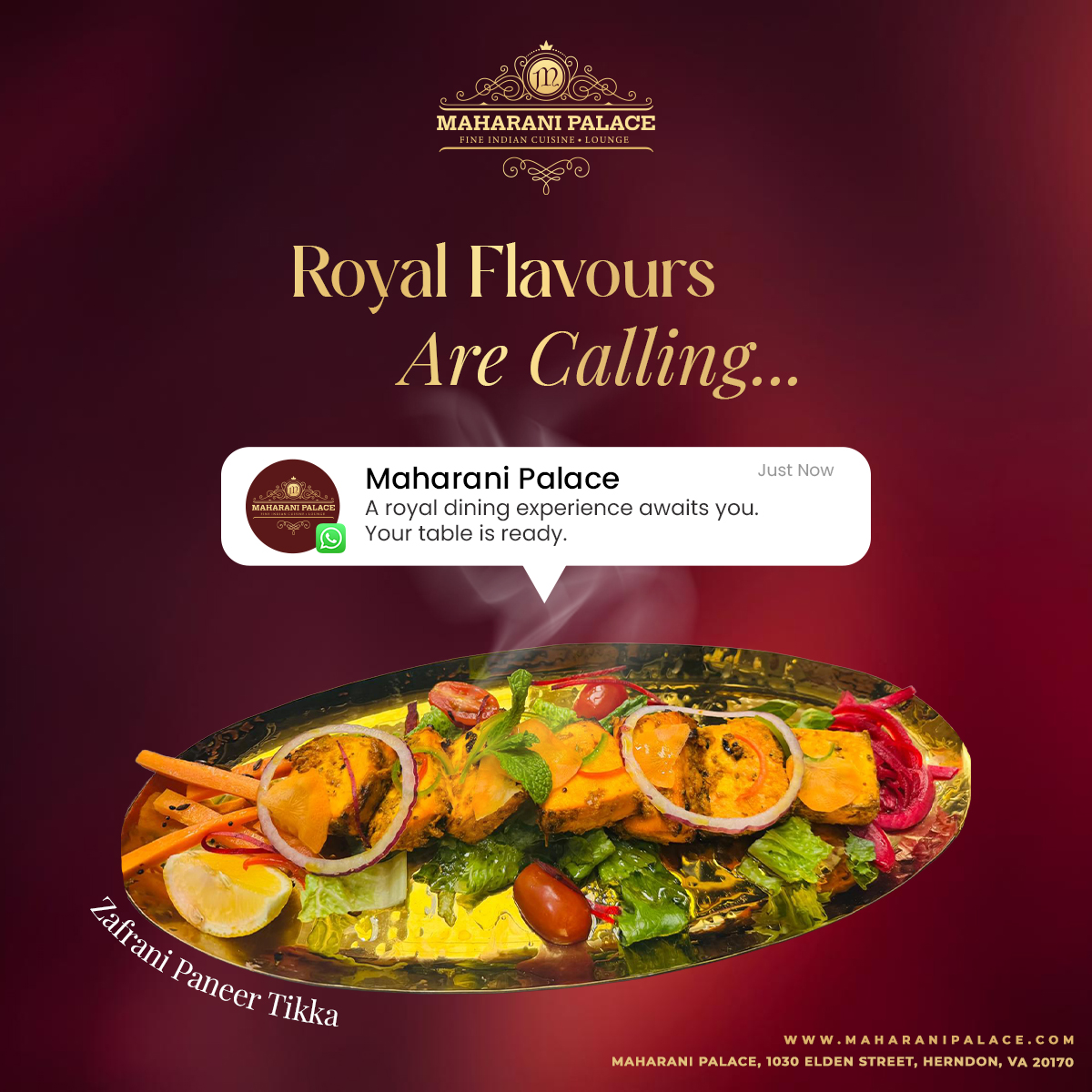 Royal Flavours of India Await You at Maharani Palace!👑🍴✨
Indulge in the rich flavours of Indian cuisine in a luxurious dining ambiance  At Maharani Palace, where every dish tells a story of heritage, spices, and royal hospitality. From aromatic curries to perfectly grilled