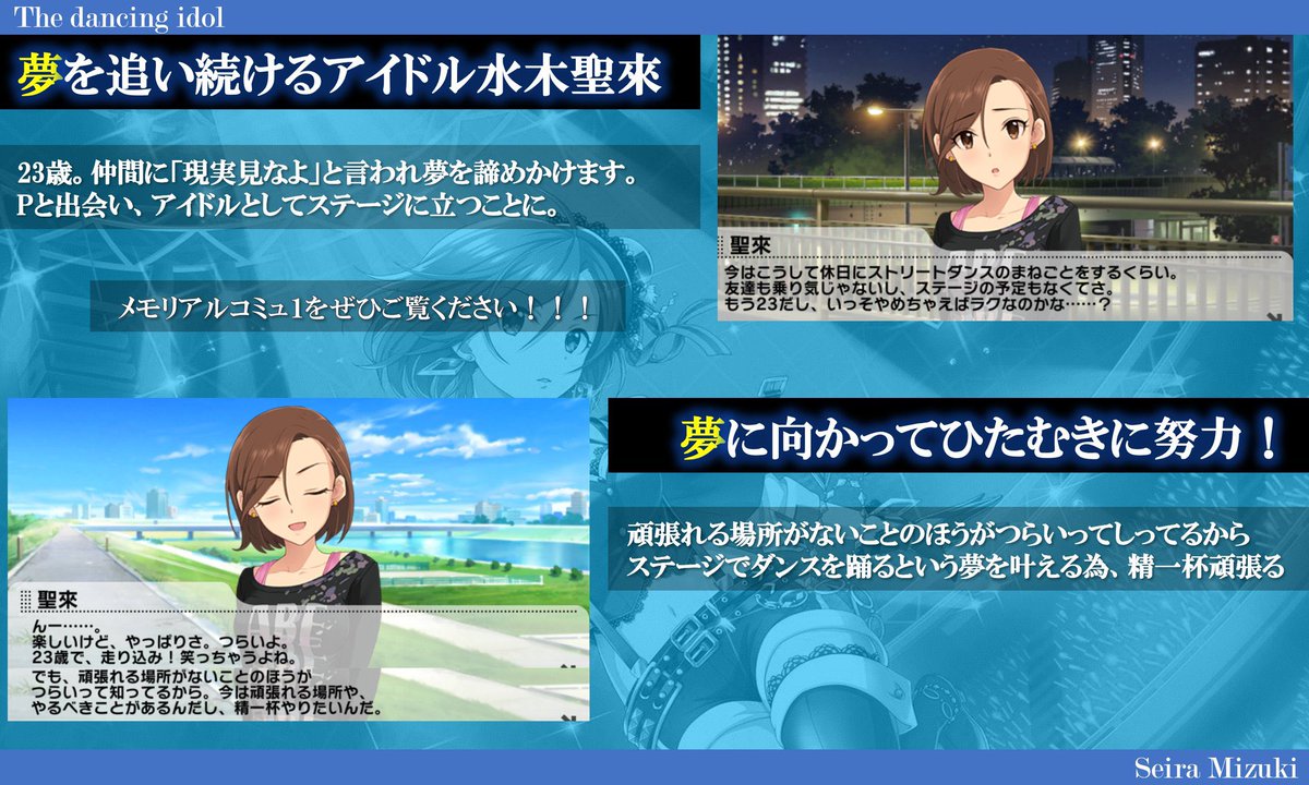 mariotarou's tweet photo. 水木聖來をよろしくお願いします！

#デレマス15thイヤー突入
#シンデレラガール総選挙2026 https://t.co/p4JwDzEsfD