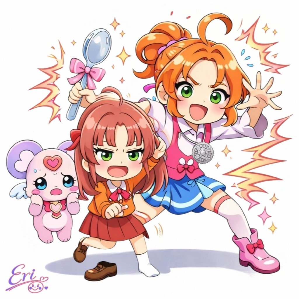 ๑╹ᵕ╹๑）つ ﾎﾟｲ… 🎀🎀 🤧【if】 #たんプリ #precure #明智あんな