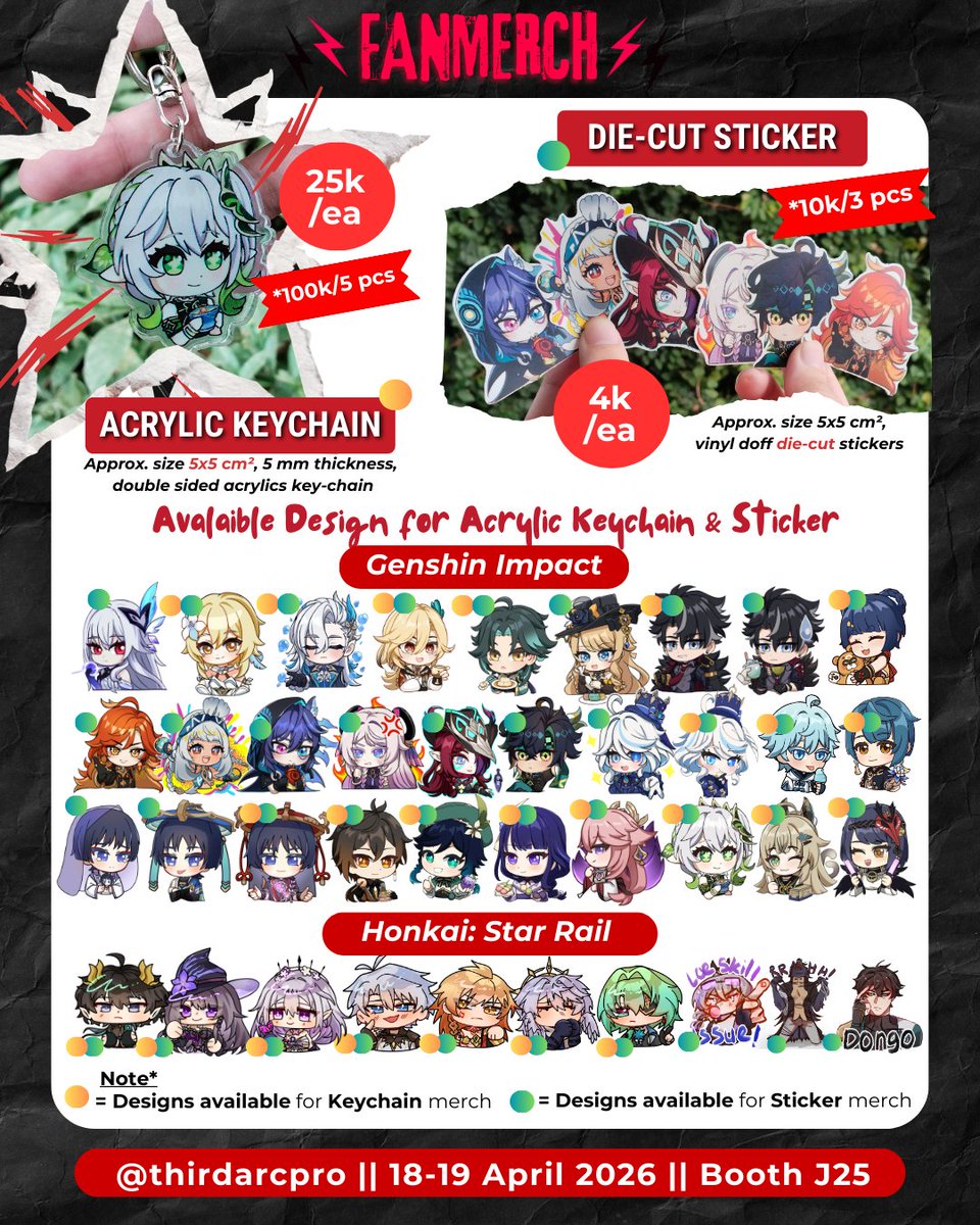 ThirdArc | COMIPARA 6 (J25) | Anime Fanmerch tweet media