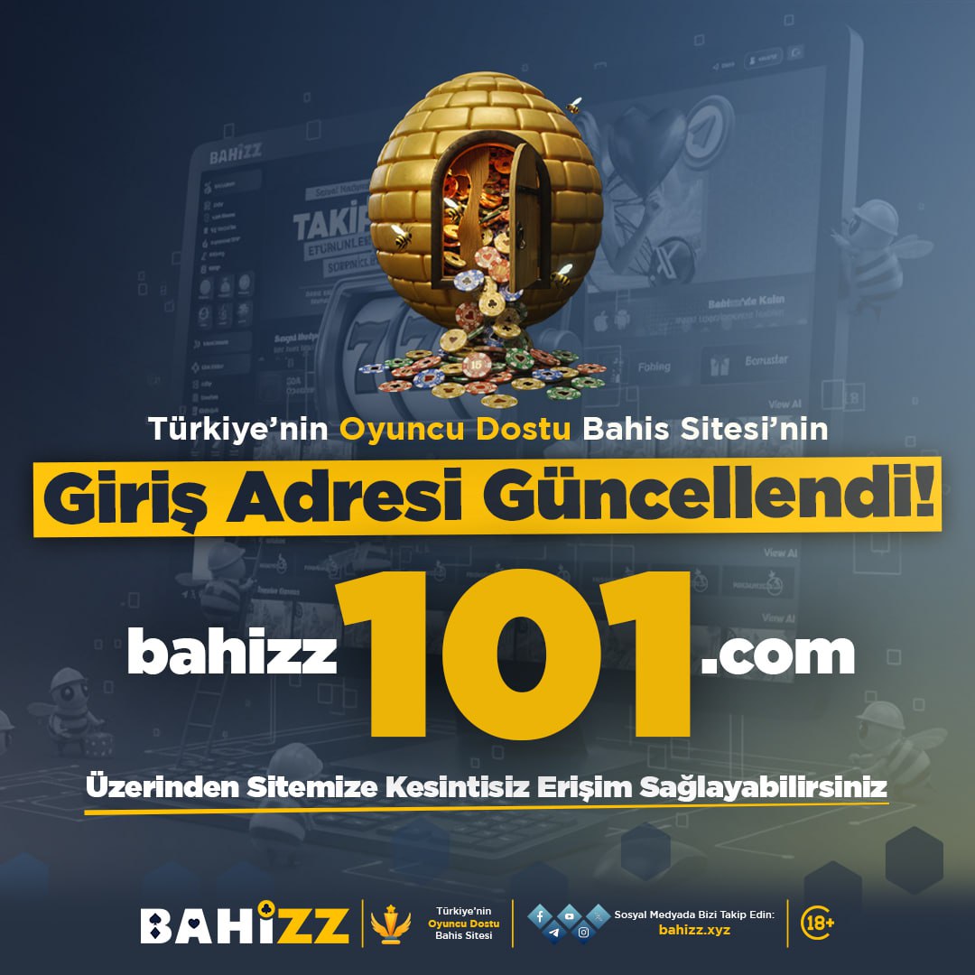 BahizzTR's tweet photo. GÜNCEL ADRESİMİZ YENİLENDİ!

🔔 Tüm Güncellemelerden Haberdar Olmak İçin Sosyal Medya Adreslerimizi Takip Ediniz. https://t.co/Da5gb7MQJw