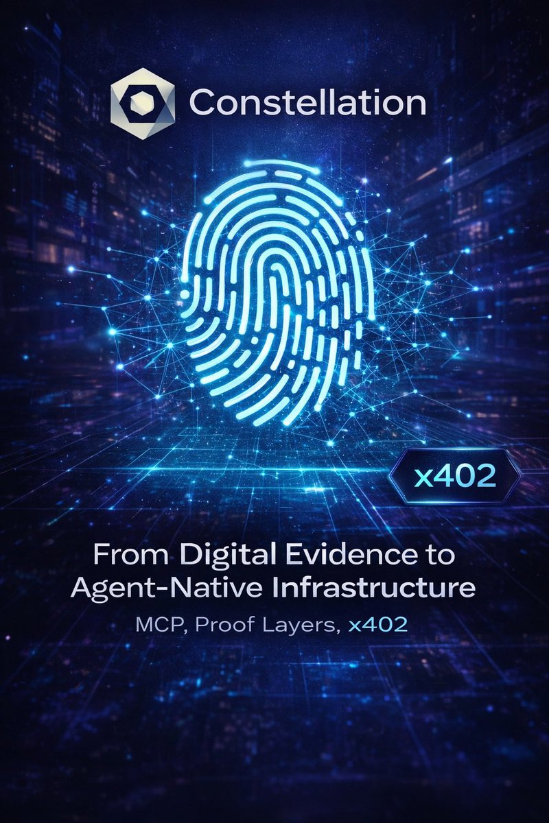 Constellation’s Digital Evidence update is one of the clearest signs that infrastructure is moving closer to agent-native workflows.

File uploads, a TypeScript SDK, and an MCP server are not just product features.
They move Digital Evidence closer to becoming an accountability