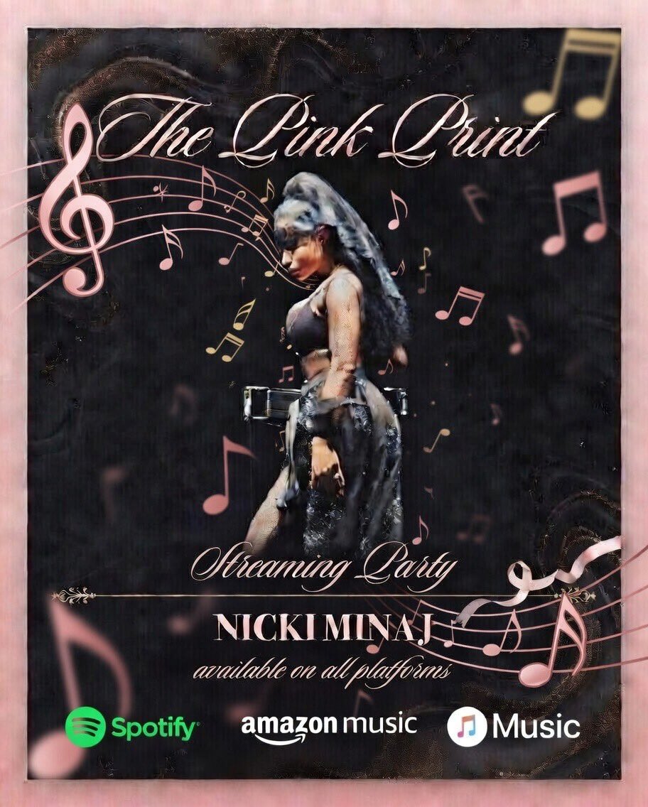 PrettyHustlerzz's tweet image. Good Morning #MagaXBarbz Today’s Streaming Party Is #ThePinkPrint X #PF2 X #SoloNicki 
Let’s Show Support And Love To All Of @NICKIMINAJ 💿
Available Now On All Platforms ! 
 #🎀👣: linktr.ee/thepinkprintni…
#🎀🍎: music.apple.com/gb/playlist/th…
#🎀💿: linktr.ee/pinkfriday2nic…
#🎀🎤:
