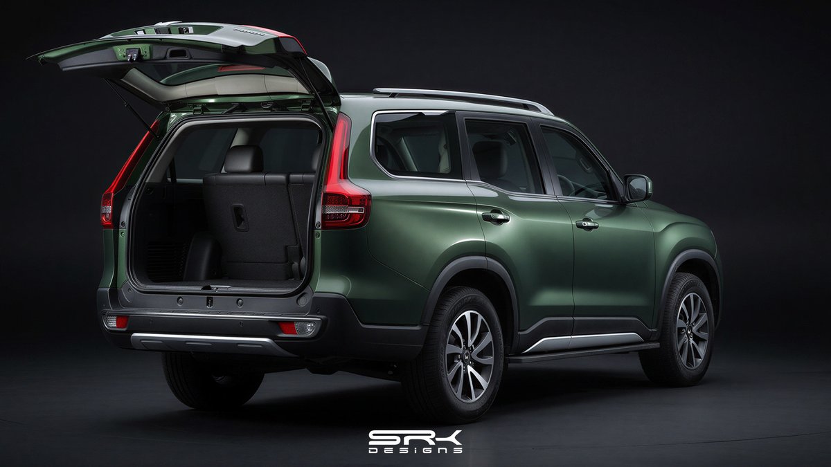 srkdesignsin's tweet photo. The Scorpio N we’ve all been waiting for 🔥  Reimagined the Mahindra Scorpio N with an extended rear overhang for real luggage space, a massive panoramic sunroof, and roof-mounted AC vents to keep everyone cool. No compromises. No “adjust kar lo.” https://t.co/JFrfxYxb1A