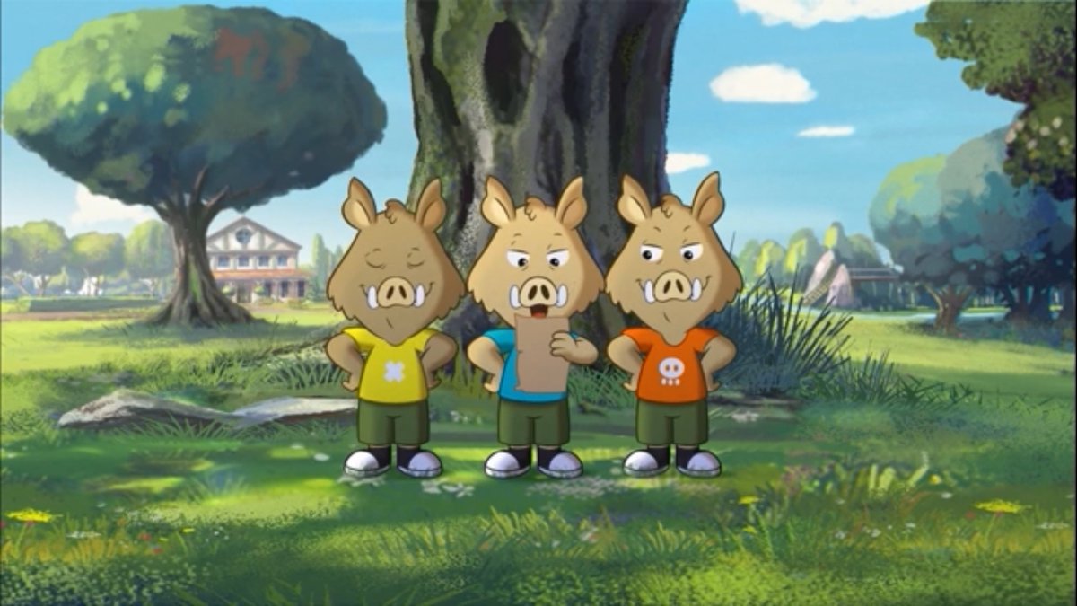 lanajhonpual's tweet photo. The Grunt Brothers are like the bully equivalent to the Three Little Pigs #MiniWolf https://t.co/aV6W1AIV8h