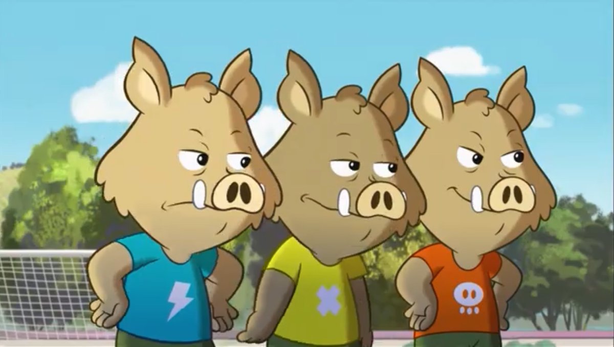 lanajhonpual's tweet photo. The Grunt Brothers are like the bully equivalent to the Three Little Pigs #MiniWolf https://t.co/aV6W1AIV8h