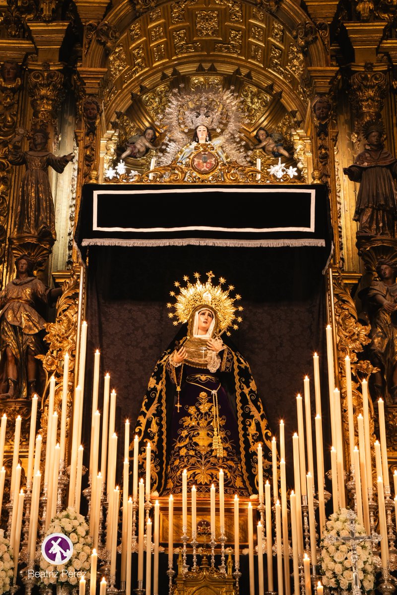 ElPenitente's tweet photo. 🟣 SEVILLA: Galería fotográfica del Solemne altar de Triduo en honor de Nuestra Señora de la Soledad de la @hdadsoledad
📸: @beapphoto
#ElPenitente26 #tdscofrade #sevilla #hdadsoledad #Cuaresma2026 https://t.co/vFUFCYisSw