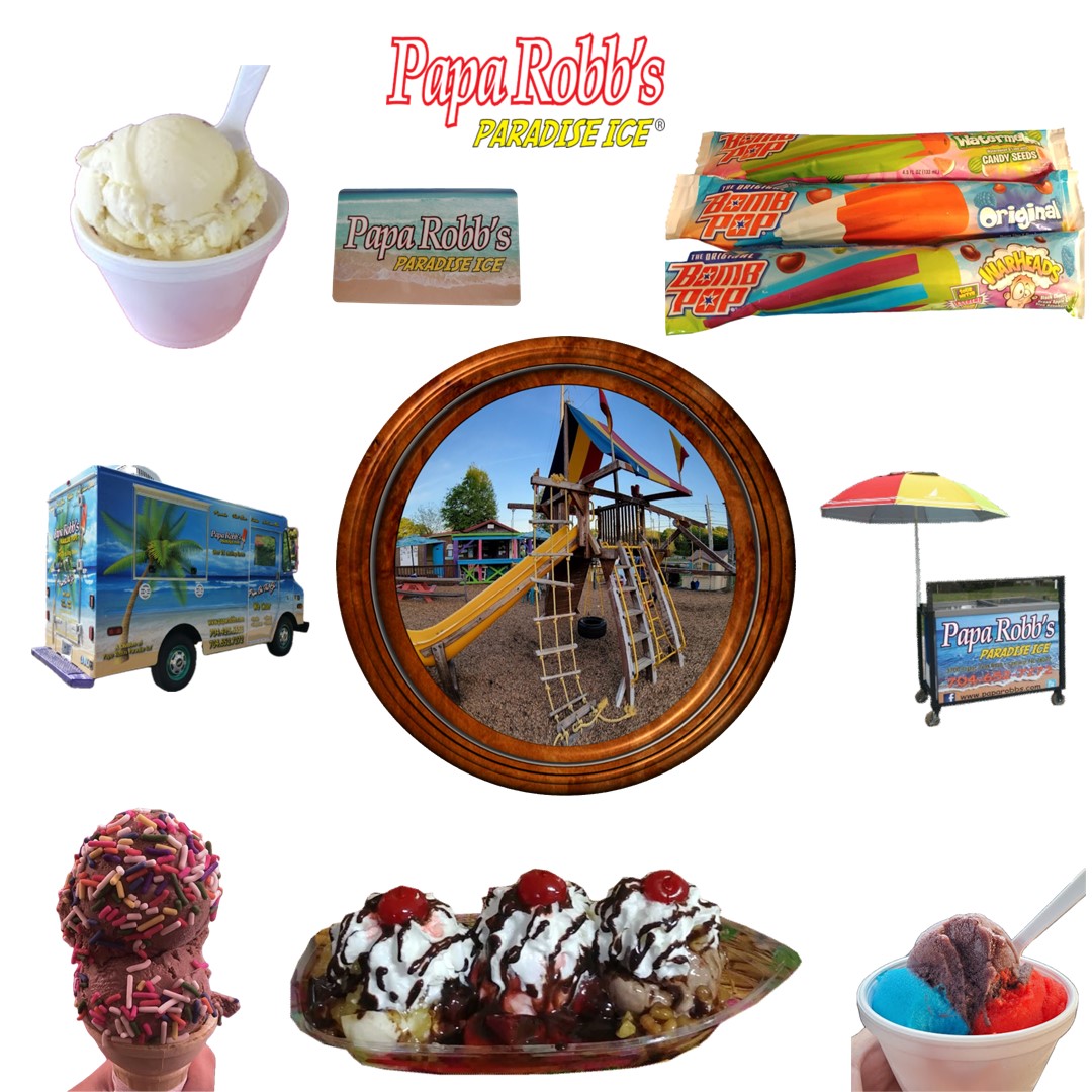 Good Morning Concord. We are working to get going soon. Hope everyone is ready for a treat. Keep watch for post on opening day.
#PapaRobbs #IceCream #Playground #ConcordNC #PapaRobbsParadiseIce