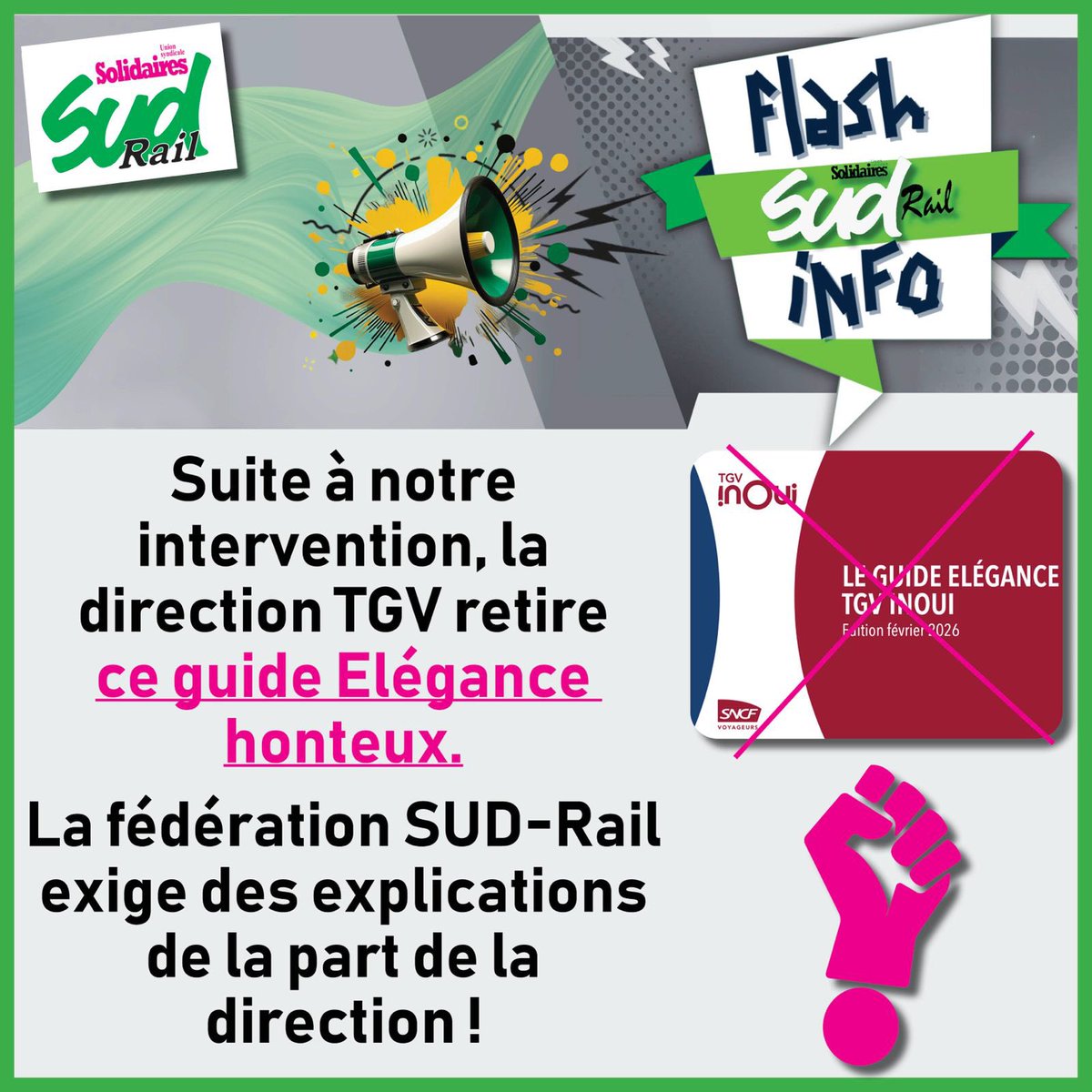 SUD-Rail Fédération ⏚ tweet media