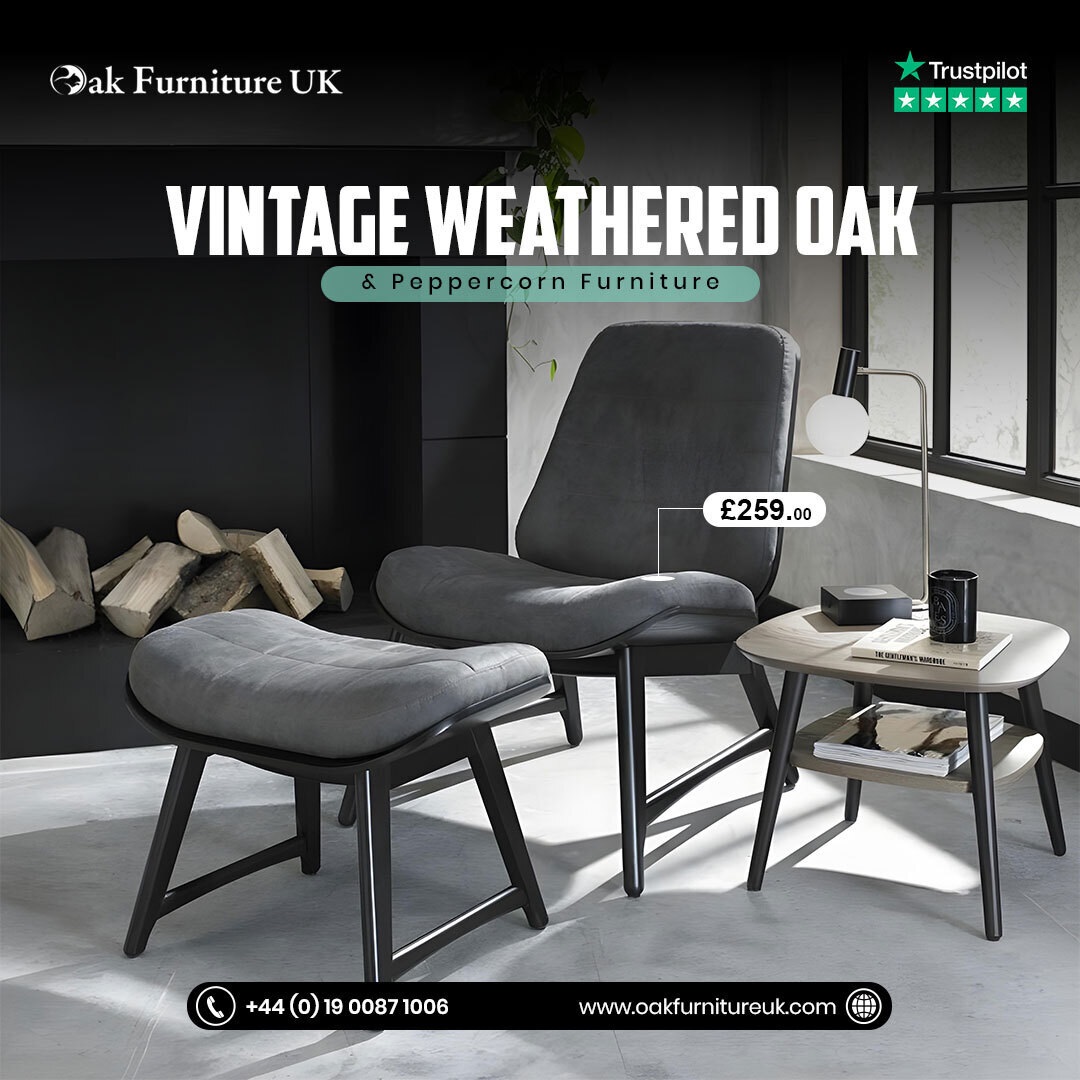 OakFurnitureCo's tweet image. ✨ #CLEARANCE FIND – Vintage Style, Modern Comfort ✨

Add a touch of retro Scandinavian charm to your home with the Vintage Peppercorn #CasualChair in Dark Grey Fabric – now available in our #clearancesale.

🛒 oakfurnitureuk.com/vintage-pepper…
-
-
#ClearanceFurniture #chair #LoungeChair