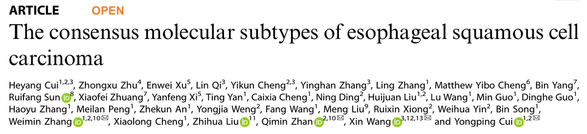 Oncologynewspro's tweet image. @STTTJournal: an AI classifier using routine H&amp;amp;E pathology slides—no expensive sequencing needed. 
This enables precision subtyping &amp;amp; personalized treatment at lower cost, bringing real clinical utility to ESCC care.Primary: 
#ESCC #PrecisionMedicine #AI #Pathology