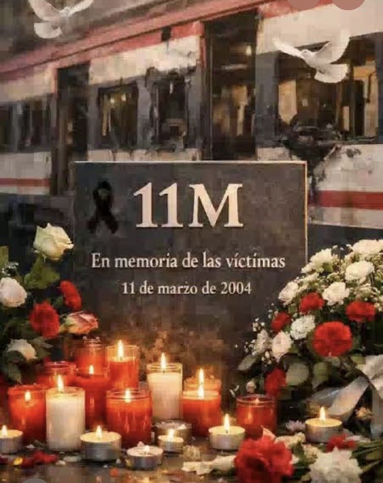 "La memoria de las víctimas no es política, es justicia; nunca las dejaremos caer en el olvido"..... 😔
11 M