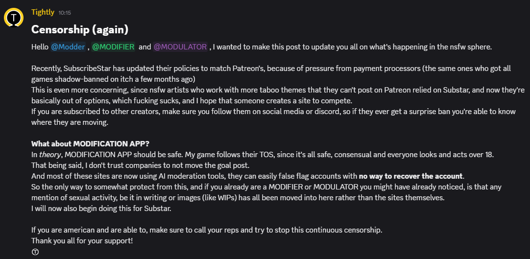 MODIFICATION APP 🔞 tweet media