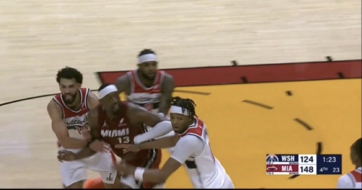 Idiots reading a box score mad at Bam for breaking Kobe’s record because the Wizards started doing this shit late..  so Spo did it back. Maybe don’t wait until Bam has 70 to have some pride.