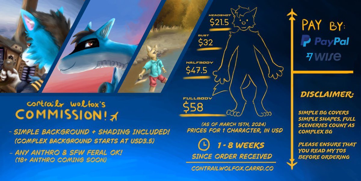 Contrail Aviator Folf ^^ ✈ COMMS (0/1)🔜 FurryMosa tweet media