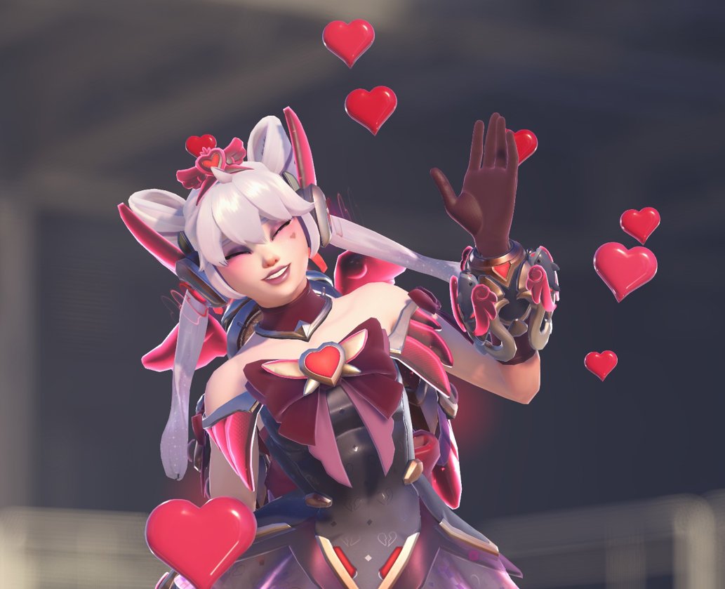 Hello Kitty emote fits Heart Of Hope Juno sooo much