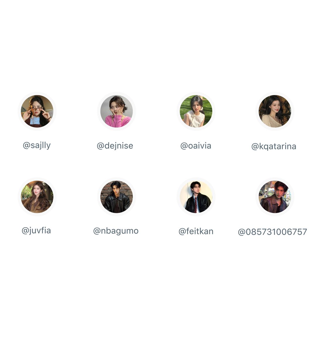 rakwof's tweet photo. Wts @ usn uname username mulchar nick.

Based on Sally, Denise, Olivia, Katarina, Juvia, Nagumo, Feitan, nomor.

DM ke @rahmetisasi

#zonauang https://t.co/4tMWoNOQO4