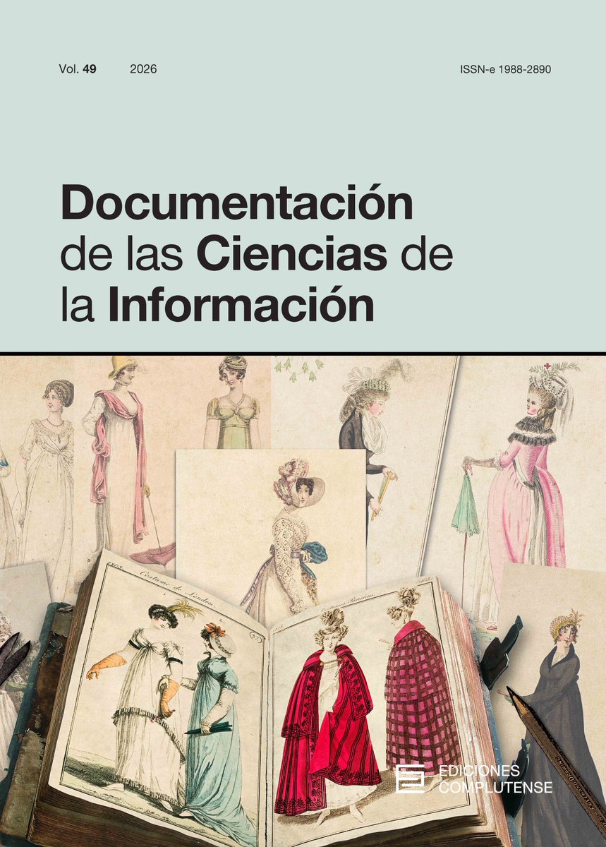 pynm3's tweet photo. La revista Documentación de Ciencias de la Información acaba de sacar un monográfico sobre Documentación y Moda, coordinado por  @velmolan . Incluye artículos de la IF María Prieto y de la doctoranda Carmen Baniandrés, ambas vinculadas a @pynm3 @UCMccinf https://t.co/x33RcqfZ57 https://t.co/j04EMCuRI7