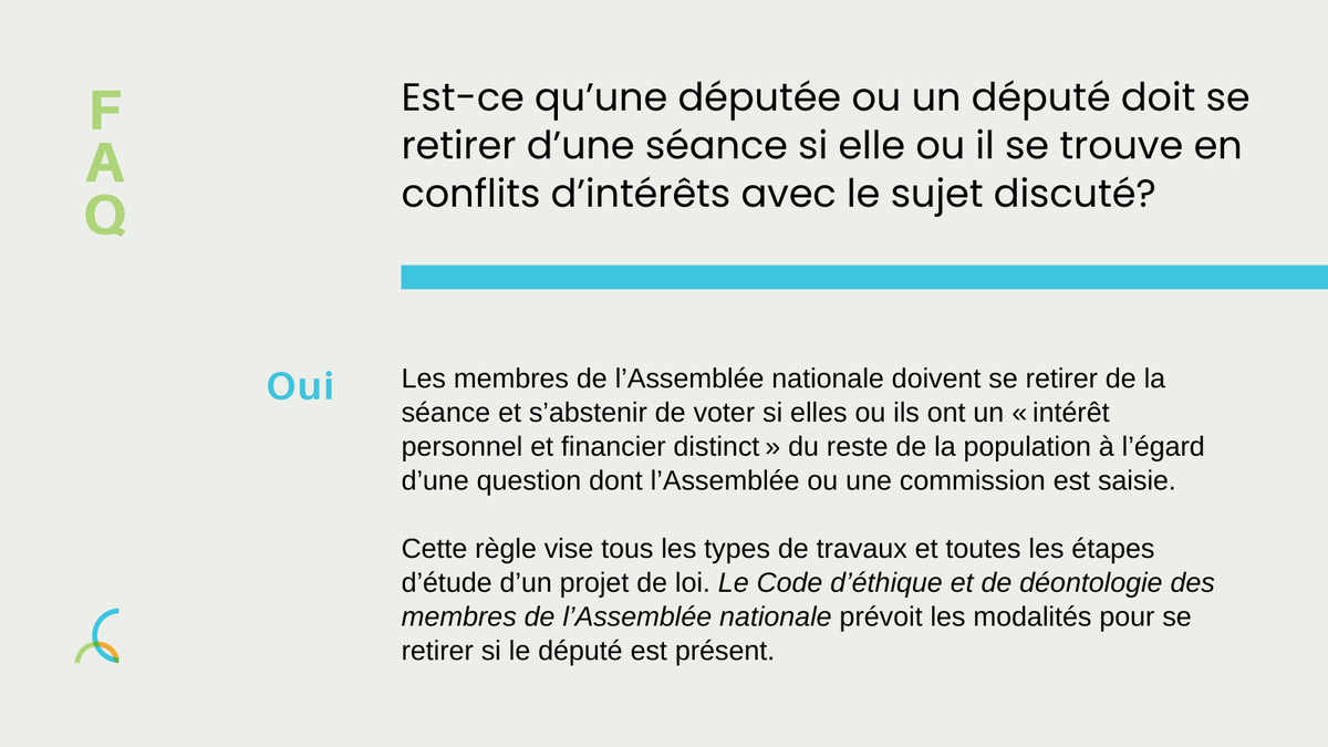 Commissaire à l'éthique et à la déontologie tweet media