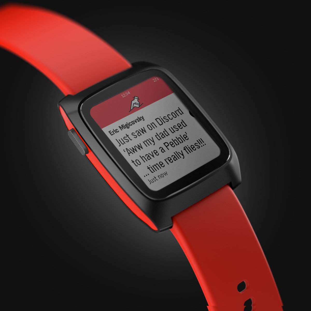 Pebble tweet media
