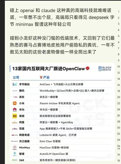 这帮套壳Openclaw都开始刷存在感了！