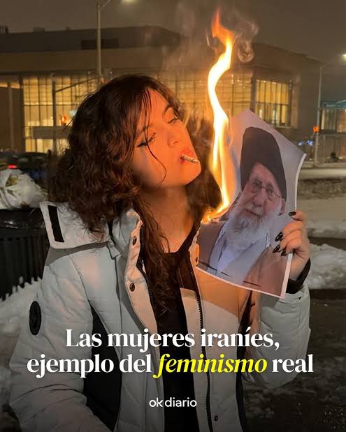 El feminismo real está en Irán, donde las mujeres se juegan la vida por salir a protestar. Acá las “feministas” marchan levantando la bandera de esos mismos regímenes.

Si hicieran en Teherán lo que hacen acá, no duran ni cinco minutos. Pura hipocresía.